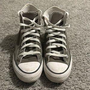Grayish Brown Allstar High Top Converse